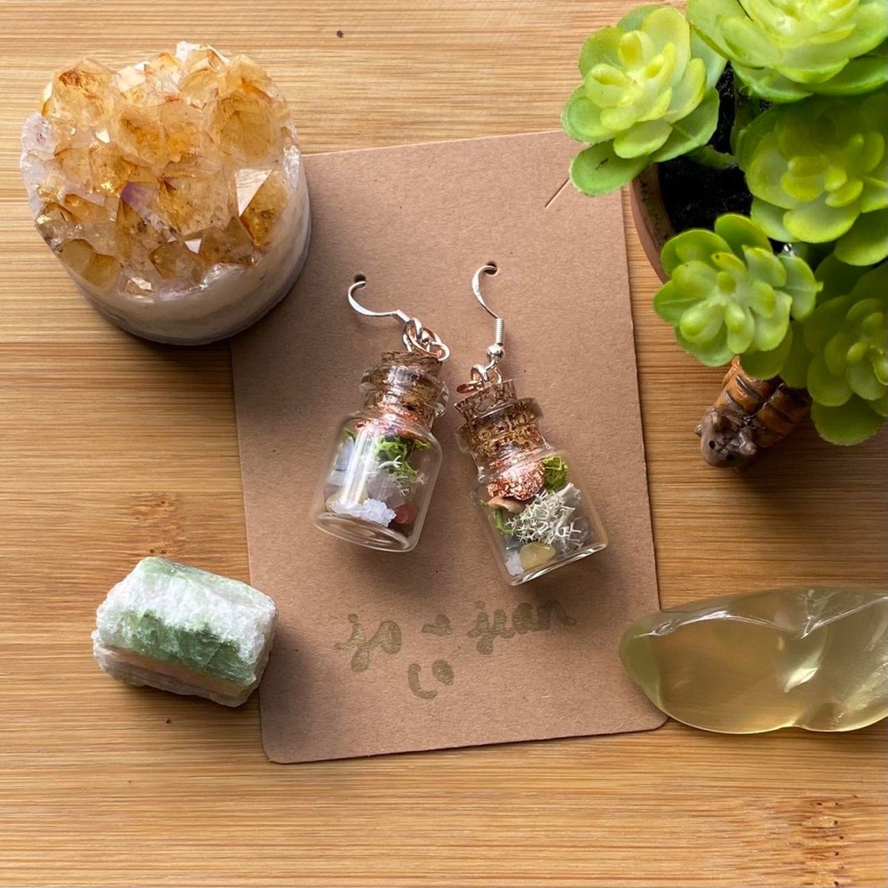 Fairy Jar Earrings